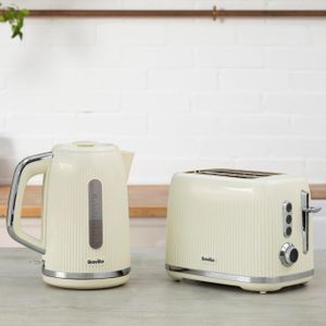 Breville Vanilla Cream Kettle 1.7L – Electric Jug, Cream Finish