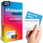 Lucky Egg Misheard Music Game – Guess the Song or Artist w/ 500 Lyrical Nonsense Cards – Hilarious Family Games for Kids and Adults – Play in Teams – Fun Music Games for Karaoke & Party Entertainment