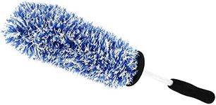 Car Wash Duster Cleaning Microfiber Telescoping Brush Dusting Tyre Dust Wax Mop Blue Wheel Brush