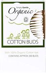 Simply Gentle Organic, Cotton Buds - 100% Organic Cotton & FSC Paper Stems - for Cleaning Delicate Areas around Eyes and Outer Ears - Eco Friendly & Biodegradable - 200 Buds