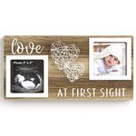 Baby Scan Photo Frames for 3" x 3" Ultrasound Sonogram Pictures - Pregnancy Announcements Ideas - Gender Reveal Baby-Shower Gift - New Mom Expecting Parents to Be Keepsake Gifts