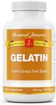 Bernard Jensen's Gelatin Capsules, 500mg – 250 Capsules, High-Quality Gelatin for Healthy Skin, Hair & Nails Support