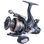 Sougayilang Carp Spinning Reel 5+1 Shielded Stainless Steel BB - Carbon Fiber Drag for Fishing Action Bait Feeder Standard Fishing Reel Runner for Freshwater(BDM4000