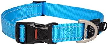 Rogz Classic Reflective Dog Collar Light Blue Extra Large