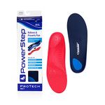 Powerstep Protech Met Full Length Insoles, Mens 5/5.5 - Womens 7/7.5