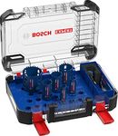 Bosch 6X Expert Tough Material Hole Saw Set (for Wood with Metal, Brick, Ø 22-68 mm, Professional Accessory Rotary Drill/Drivers)