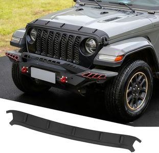 Tecbaba Hood Protector Compatible with 2020-2025 Jeep Gladiator JT 2018-2025 Wrangler JL Hood Shield TPE Hood Deflector Hood Guard for 2024 Gladiator Accessories