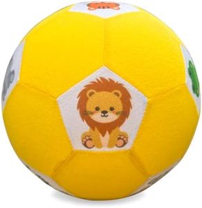 My First Football - Ideal For Toddlers or Kids Soft & Light Size 3 - Dinosaur, Unicorn, Animal or Numbers (Animal)
