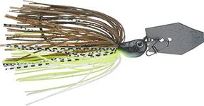 Z-man CBJH38-08 Chatterbait Jack Hammer Lure, 5/0 Hook Size, 3/8 oz, Bhite Delight, Package of 1