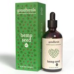 GONATURALS Organic Hemp Seed Oil – Cold Pressed Hemp Moisturizer for Skin & Hair Care – Natural Hemp Oil Drops for Face, Body, & Scalp – Alternative to Hemp Oil Capsules & Hemp Cream, 100ml