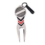 Portable Lightweight Alloy Golf Divot Repair Tool and Magnetic Ball Marker