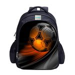 MATMO Soccer Backpack for Boys, Soccer Print Backpack Cool Football Pattern School Bag, Soccer Backpack 22-12, One_Size, Cartoon