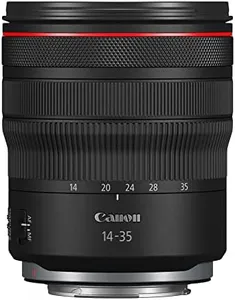 Canon RF14-35mm F4 L is USM Lens, Wide-Angle Zoom Lens, Compatible with EOS R Series Mirrorless Cameras, Black