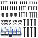 Charmount Universal TV Wall Mount Screws Hardware Bolt Kit, Includes M4, M5, M6, M8 Screws, Spacers and Washers, VESA Mounting Screws Set for All TVs and Monitors