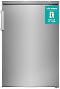 Hisense FV105D4BC21 ‎82 Litres Freestanding Freezer, 56 × 84.5 × 57.5 cm (W×H×D), Stainless steel, Grey