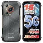 Blackview BL7000 AI Rugged Smartphone 5G, Dimensity 6300 24GB+256GB/2TB, Android 15 Phone, 50MP+20MP Night Version, 6.78" FHD+ 120Hz Waterproof Phones, 7500mAh 33W Fast Charge, Doke AI/5G Dual SIM/NFC