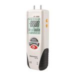 LABART Digital Manometer, HT-1890 with Certificate Dual Port Air Pressure Meter Pressure Gauge HVAC Gas Tester, Large LCD Display with Backlight, (Range-±2 PSI) with Calibration Certificate