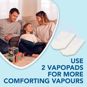 Vicks Mini Cool Mist Ultrasonic Humidifier – Compact, Quiet, 15m² Rooms