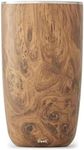 S'well Stainless Steel Wine Chiller, 750ml Teakwood, Triple-Layered Vacuum-Insulated Container Designed to Keep Bottles Colder for Longer - BPA-Free Designer Barware Accessories
