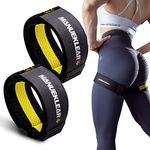 MANUEKLEAR blood flow restriction bands with Non Slip for Working Out to Occlusion Training, Exercise Glutes, Booty, Rehab Training, Squat, Occlusion Bands for Increase Muscle Mass in Women & Men 60cm