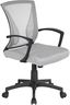 Yaheetech Chaise de Bureau avec Siège Dossier en Maille Respirante Hauteur Réglable Fauteuil d'Ordinateur Inclinable à roulettes Pivotantes Charge 125kg Gris