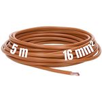 5 m Lapp 4520036 H07V-K 16.0 mm² Brown I Wiring Cable I Flexible Flexible PVC Single Core I Stranded 16 mm2 I Wiring