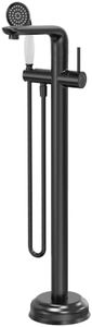 GRANDJOY Freestanding Bathtub Faucet with Hand Shower, Matte Black