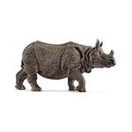 Schleich Wild Life, Animal Figurine, Animal Toys for Boys and Girls 3-8 Years Old, Indian Rhinoceros