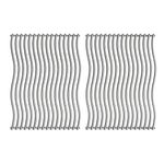 Grilling Corner Grate Grill for Napoleon BBQ Grill LEX 485 S83001, Heavy Duty Stainless Steel Cooking Grates for Napoleon Grill, BBQ Parts, Grill Accessories, 2 Pack