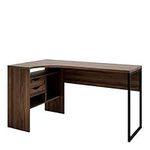 Furniture To Go | Function Plus Corner Desk 2 Drawers in Walnut