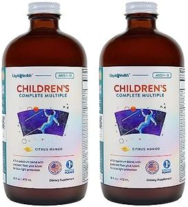 LIQUIDHEALTH Children's Complete Liquid Multivitamin for Kids, Toddlers - Essential Vitamins, Nutrients & Minerals, Immune Support, Gut Health - Great Taste, Vegan, Non GMO, Sugar-Free (2-Pack)