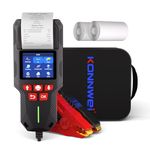 KONNWEI Car Battery Tester with Printer, 12V 24V Automotive Battery Load Tester 10-2000CCA, Cranking and Charging Test Battery Analyzer Alternator Tester for Car Truck Motorcycle (Paper Included)
