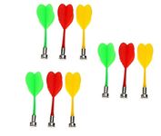 Forever Online Shopping Magnetic Dart Pins (Pack of 9) Green Yellow Red