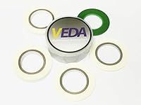 Veda® 5 pcs 3/5 / 8/10 mm Masking Tape for Curves Model Paint Spray Modelling/Modeling Refill + 2mm masking tape (F)