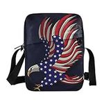 Hawk Flag American Messenger Bag fo