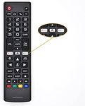 Universal Remote Control for LG TV Remote,All Models LCD LED 3D HDTV Smart TVs AKB75095307 AKB75375604 AKB74915305,with Netflix Prime Video Shortcut Buttons(1 Pack)