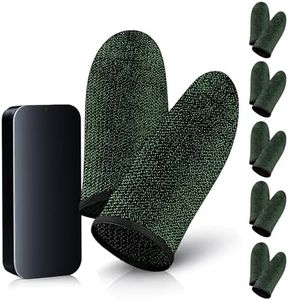 10 Pack Gaming Finger Sleeves – Dedales Gamer Profesionales,Ultra-Thin 0.15mm Superconducting,Breathable, Sweatproof & Anti-Slip,Perfect for Mobile Gaming - Phone Accessories