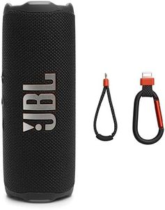JBL Flip 7 Wireless Portable Bluetooth Speaker, Bold Pro Sound with AI Sound Boost, 16Hrs of Playtime, IP68 Water & Dustproof, Multi-Speaker Connection by Auracast, Personalization App (Black)