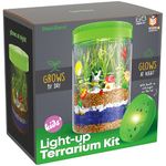 Light-Up Terrarium Kit for Kids - STEM Science Kits - Birthday Gifts for Kids - Educational DIY Kids Toys for Boys & Girls - Crafts Projects Gift Ideas for Ages 6 7 8-12 Year Old Age Boy & Girl