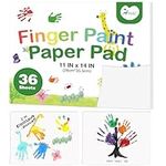 AROIC 36 Sheets Finger Paint Paper 