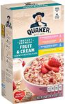 Quaker Instant Oatmeal, Fruit & Cre