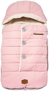 JJ Cole Bundle Me Winter Toddler Car Seat Cover and Bunting Bag — Urban — Blush Pink— Weather Resistant Baby Carrier Cover — Winter Baby Essentials