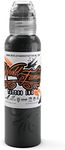 World Famous Tattoo Ink - Rocker Black Tattoo Ink - Professional Tattoo Ink & Tattoo Supplies - Skin-Safe Permanent Tattooing in Bold Shades - Vegan & Non-Toxic (8 oz)