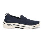 Skechers Go Walk Arch Fit - Delora Walking Slip On Womens Shoe Navy - 124418-NVY
