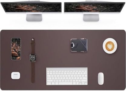 Large Desk Mat 55"x24" - Premium Non-Slip Desk Pad, Waterproof and Scratch-Resistant Office Desk Protector, Large Desk pad Workspace Mat for Home and Office(Coffee)