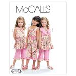 McCall's Patterns M6064 Children's/Girls' Bolero, Dress, Jumpsuit and Pants, Size CL (6-7-8)