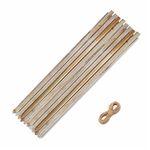 EXALT Extra Strong Wooden Sticks Plant Support | Creepers | Climber | Garden Stacks for Decoration Teak Wood (3 Feet, 12 Pcs)