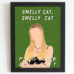 Craftolive FRIENDS Frame, Phoebe Buffay Framed Poster for Wall Decor, Room Decor, Home Decor, Gift Framed Poster, Wall Frame