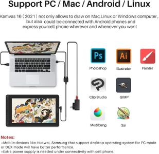 HUION Kamvas 16 Drawing Tablet – 15.6" Pen Display for Artists