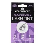 Colorsport London 30 Day Mascara Lash Tint - Volumising Mascara with Semi-Permanent Eyelash Dye, Lasts up to 30 Days with 12 Applications, Black